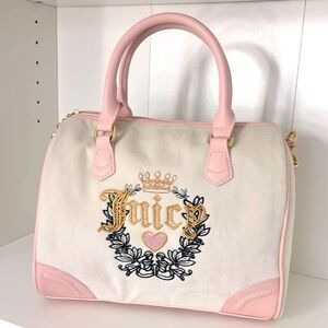 Juicy Couture Satchel Velvet Bag